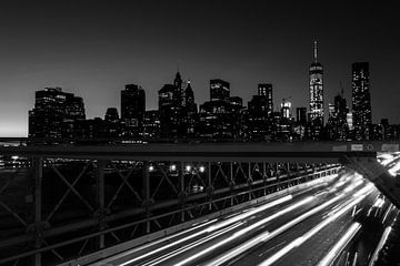 Brooklyn Bridge Skyline by Walljar