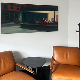 Kundenfoto: Nighthawks, Edward Hopper, als ArtFrame