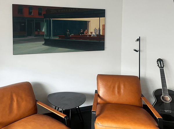 Klantfoto: Nighthawks, Edward Hopper, als ArtFrame