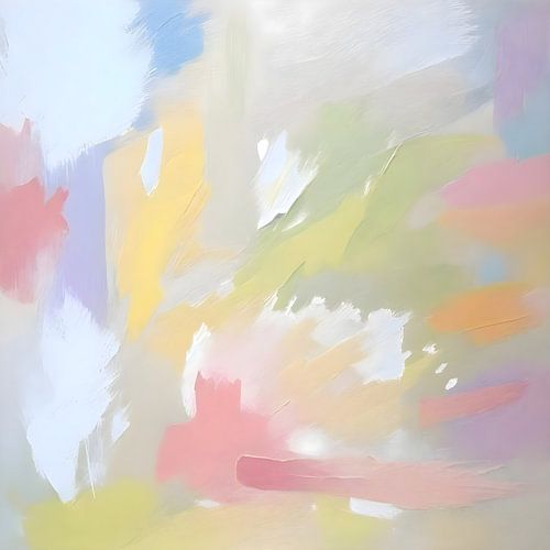 TW living - abstract modern landscape flower THREE spring