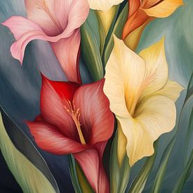 Gladiolen von Jutta Maria Pusl