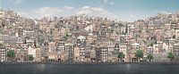 Amsterdam Collage Kanalhäuser von Olaf Kramer Miniaturansicht