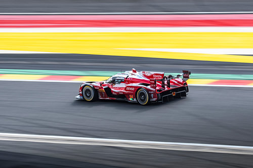 L'hypercar Toyota en action