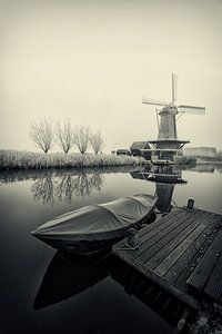 Ein Boot in der Mühle