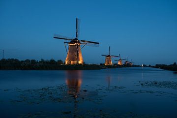 Kinderdijk in holland van Marcel Derweduwen