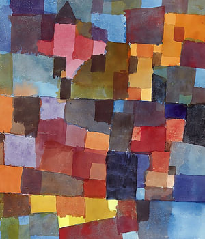 Farbblock-Mosaik