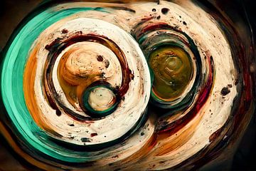 abstracte cirkels van Bert Nijholt