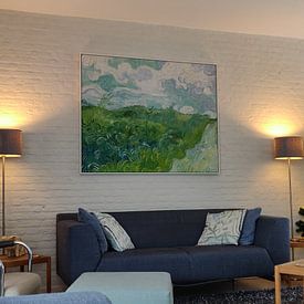 Customer photo: Green Wheat Fields, Auvers, on canvas