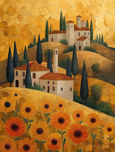 Tuscan landscape by Imagine