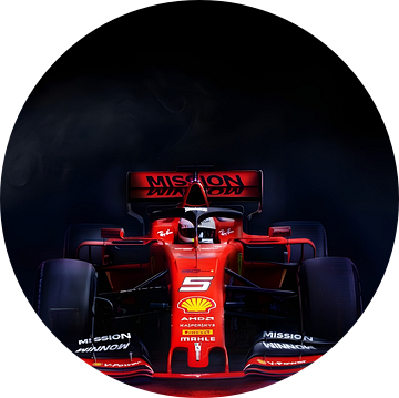 Sebastian Vettel van Rivlows Art