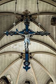 Blue Christ by Anjolie Deguelle