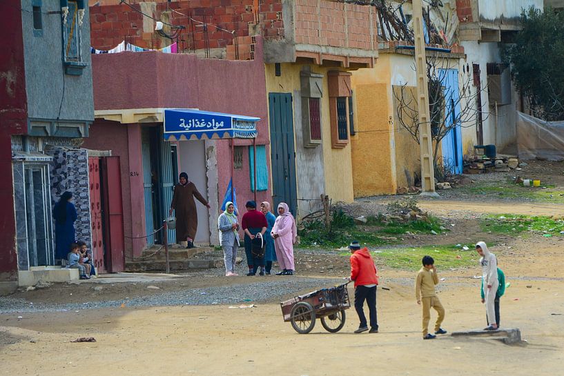 La tranquillité d'un village marocain par Peter Relyveld