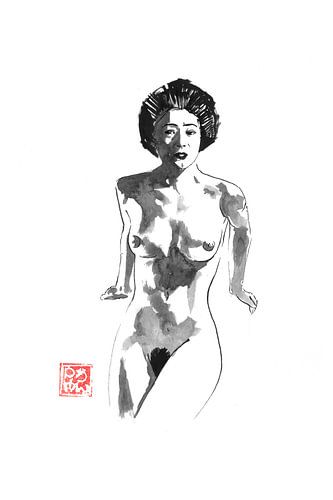 naked geisha by Péchane Sumie