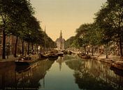 Turfmarkt en Nieuwe Kerk, Den Haag von Vintage Afbeeldingen Miniaturansicht