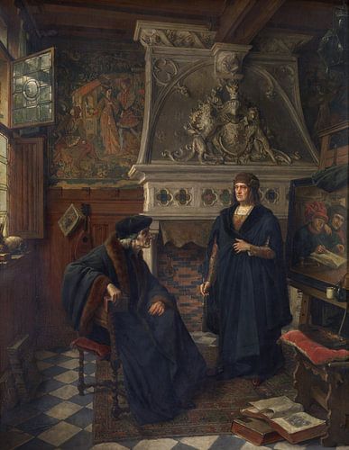 Erasmus en Quinten Massijs, Eugène Siberdt, 1908