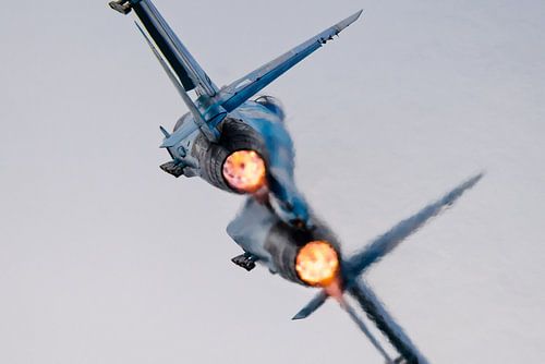 Sukhoi Su-27 afterburner