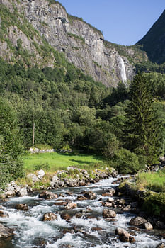 Feigumfossen waterval Noorwegen