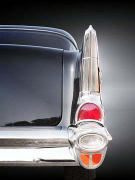 Amerikaanse klassieke auto Bel Air 1957 Achterzijde