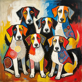 Die Hunde eines Künstlers von Jutta Maria Pusl