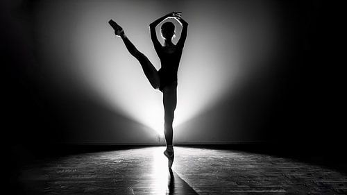 Dance in the Light - Elegant Ballerina Photography