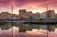 Le pittoresque Delfshaven  après le coucher du soleil par Rob Kints Aperçu