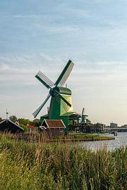 Zaanse Schans with its windmills