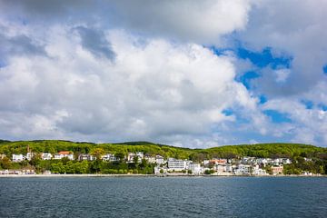 Blick auf Sassnitz auf der Insel Rügen von Rico Ködder