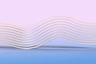 Wellenform rosa blau schwingend von Jonathan Schöps | UNDARSTELLBAR.COM — Visuelle Gedanken zu Gott Miniaturansicht