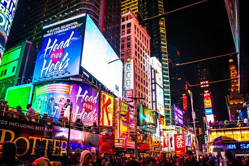 Menschenmassen am Times Square - New York