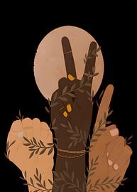 three hands by Phycho Art