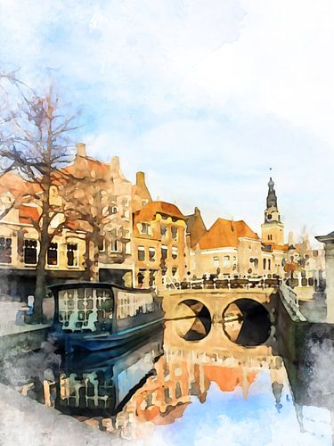 Binnenstad Alkmaar, Noord-Holland, Nederland