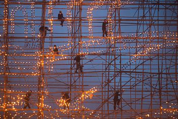 Das Festival läuft Ship Fire