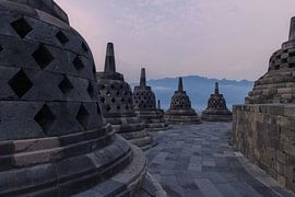 Borobodur bei Sonnenaufgang II von Insolitus Fotografie