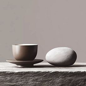 Japandi style teacup by haroulita