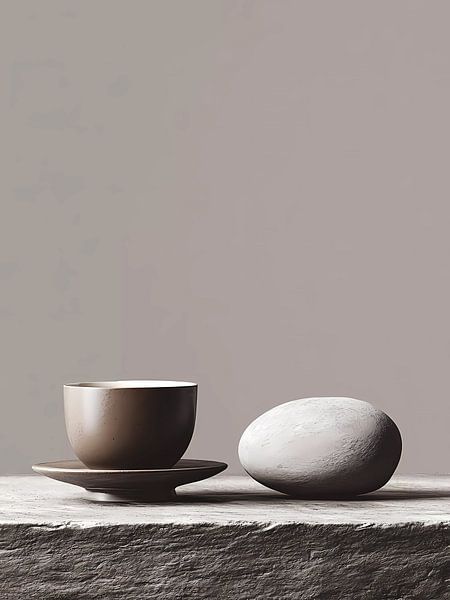 Japandi style teacup by haroulita