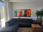 Klantfoto: Het Debat van Abstract Schilderij