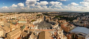 Panorama de Rome et du Vatican sur Sjoerd Mouissie
