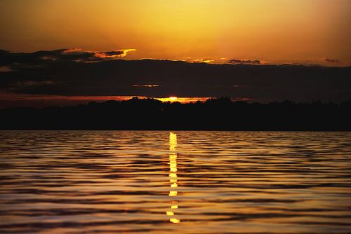 Sonnenuntergang am See