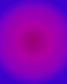 Retro 70s neon art. Abstract gradient in purple and blue by Dina Dankers