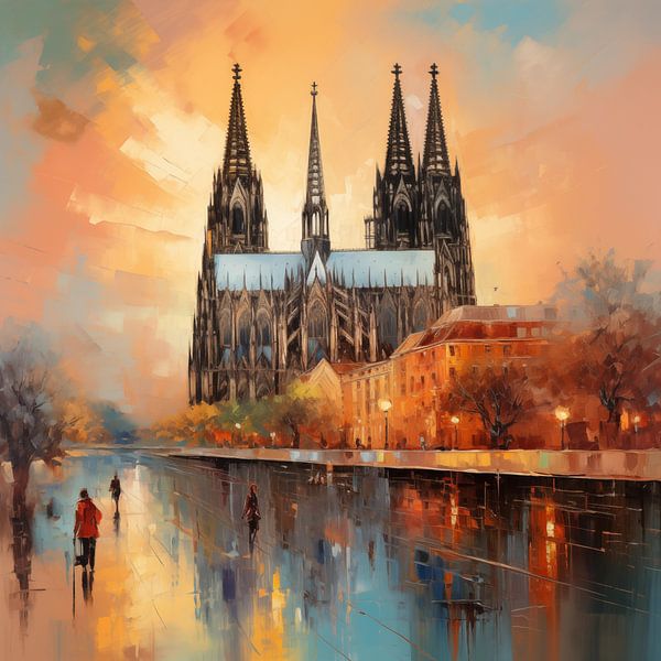 Kölner Dom Lichtfarben