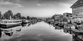 Warnemünde schwarz-weiß von Manfred Voss, Schwarz-weiss Fotografie
