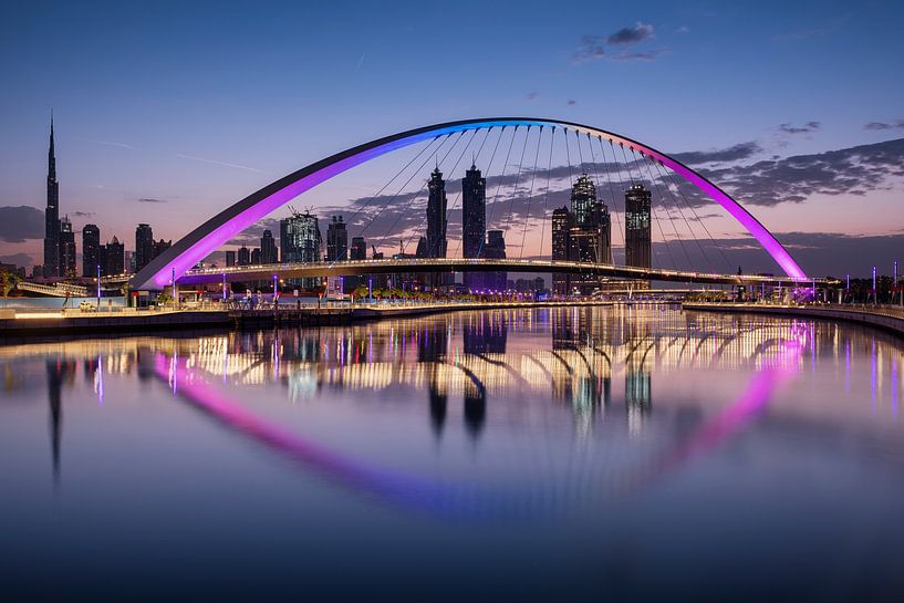 Dubai Regenboogbrug van Stefan Schäfer