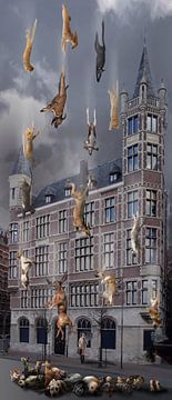 It's raining cats and dogs  no animals were hurt during this Kreation van Dray van Beeck