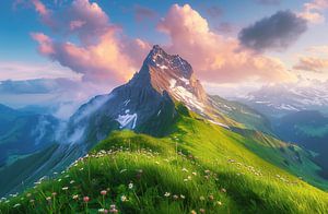 Unberührte Natur: Sommer in den Alpen