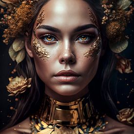 Golden Queen by PixLAB