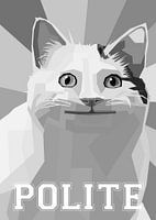 Beleefde kat