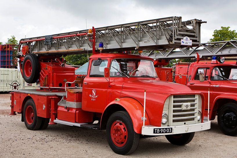 Historische DAF brandweerwagen van Bert Meijerink