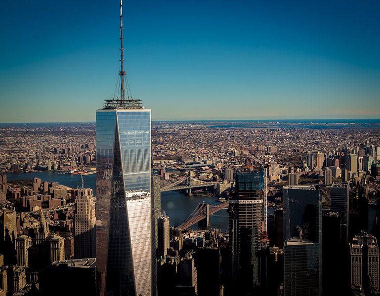 Freedom Tower, One World Trade Center, New York by Maarten Egas Reparaz