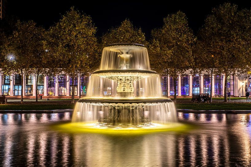 Fountain at the Wiesbaden Kurhaus by Frank Heldt