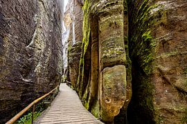 The Weckelsdorf rock town near Aderbach